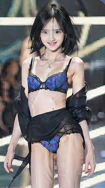 サンプル画像6:AI生成ヴィクトリアシークレット風セクシーランジェリー写真集 Vol.2(美伝プロジェクト) [d_443622]