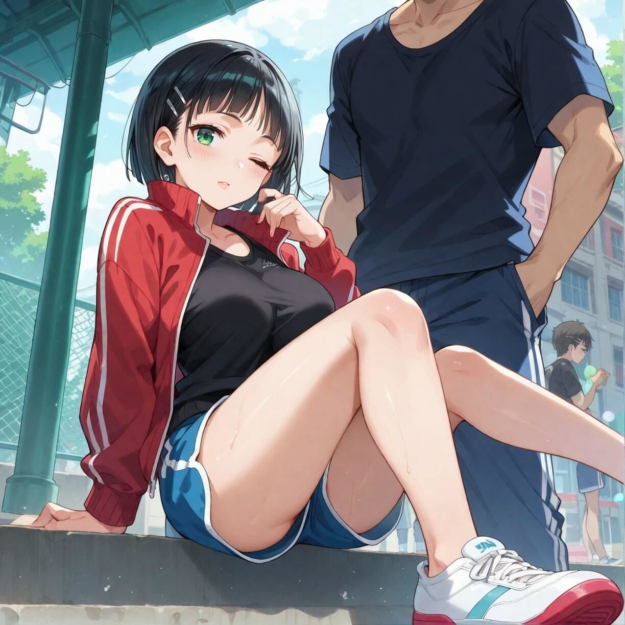 サンプル画像1:俺の直〇 〜肉便器NO.14 桐ヶ谷直〇 お兄ちゃん大好きなドスケベボディのリアル妹〜(俺のAIする肉便器) [d_443694]