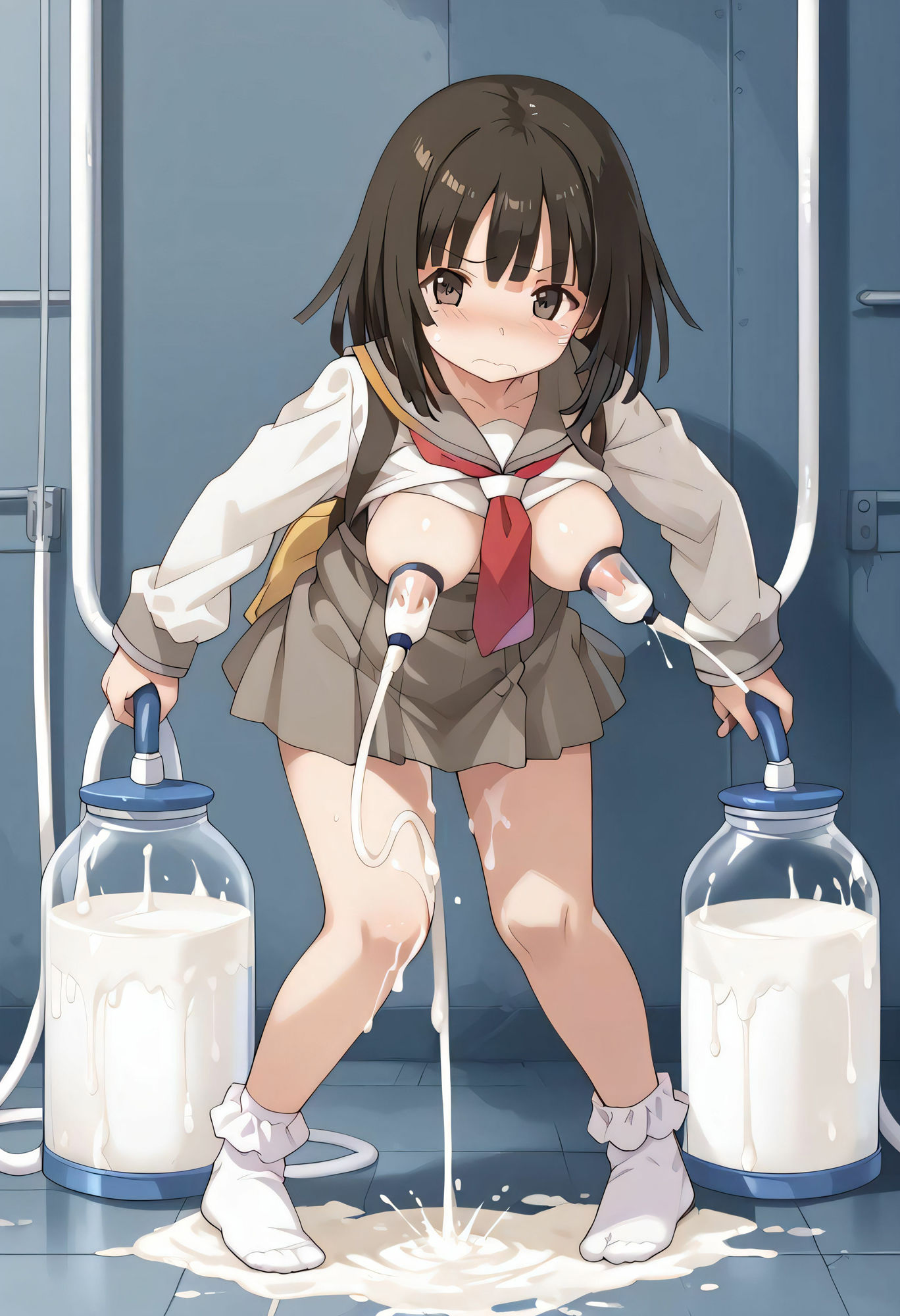 サンプル画像1:胸の震えが止まらない(シークレットオリジン) [d_443767]