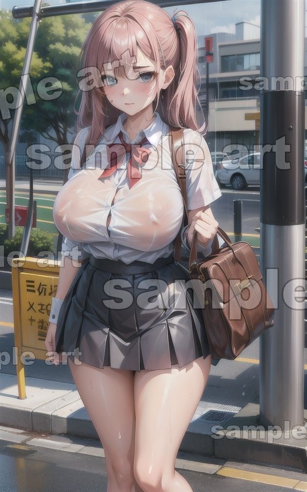 サンプル画像4:JKノーブラ乳首〜雨宿りしにきたJKのち首が透けてエロ勃起特集〜(妄想彼女専門ちゃんねる) [d_443768]