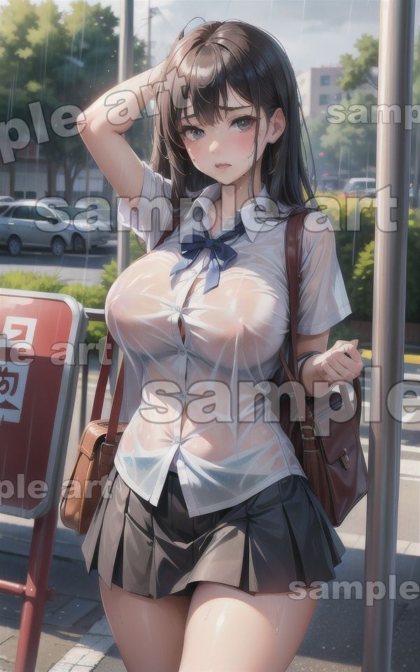 サンプル画像5:JKノーブラ乳首〜雨宿りしにきたJKのち首が透けてエロ勃起特集〜(妄想彼女専門ちゃんねる) [d_443768]