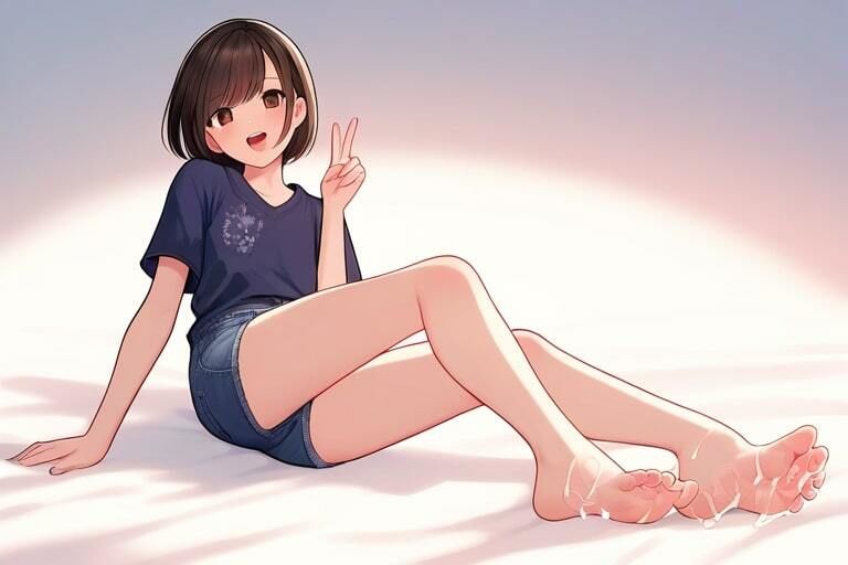 友だちの娘に靴下を脱いでもらう〜出すなら出すって言ってよね…！〜のサンプル画像 6
