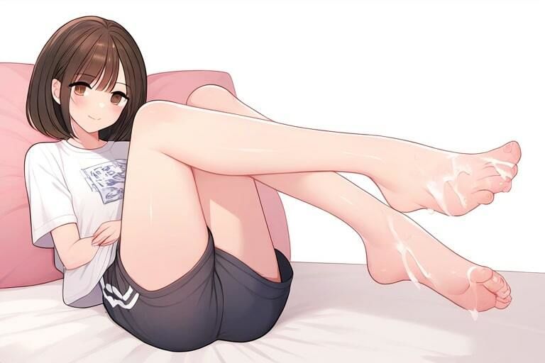 サンプル画像6:女の子の足が大好きなんだよ！！〜自分より背の低い年下の女の子と二人きり〜(晴耕雨読) [d_443956]