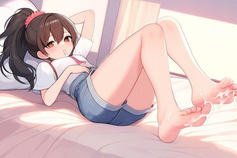 サンプル画像5:雨宿りしてたJK拾ったら足コキしてくれた〜おじさんありがと。〜(晴耕雨読) [d_443993]