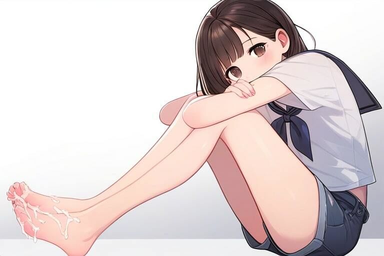 雨宿りしてたJK拾ったら足コキしてくれた〜おじさんありがと。〜