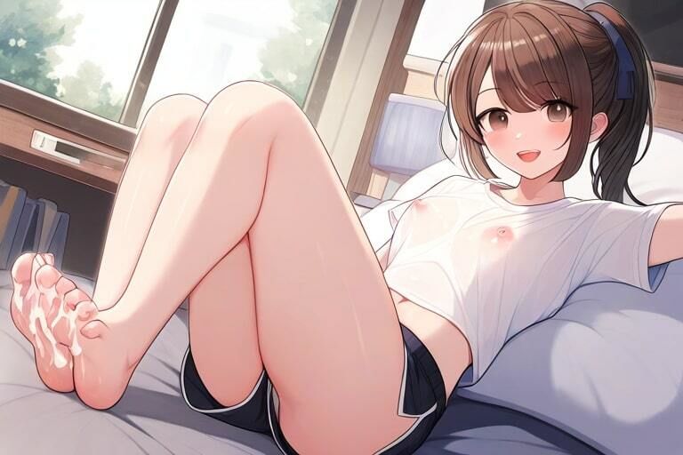 雨宿りしてたJK拾ったら足コキしてくれた〜おじさんありがと。〜