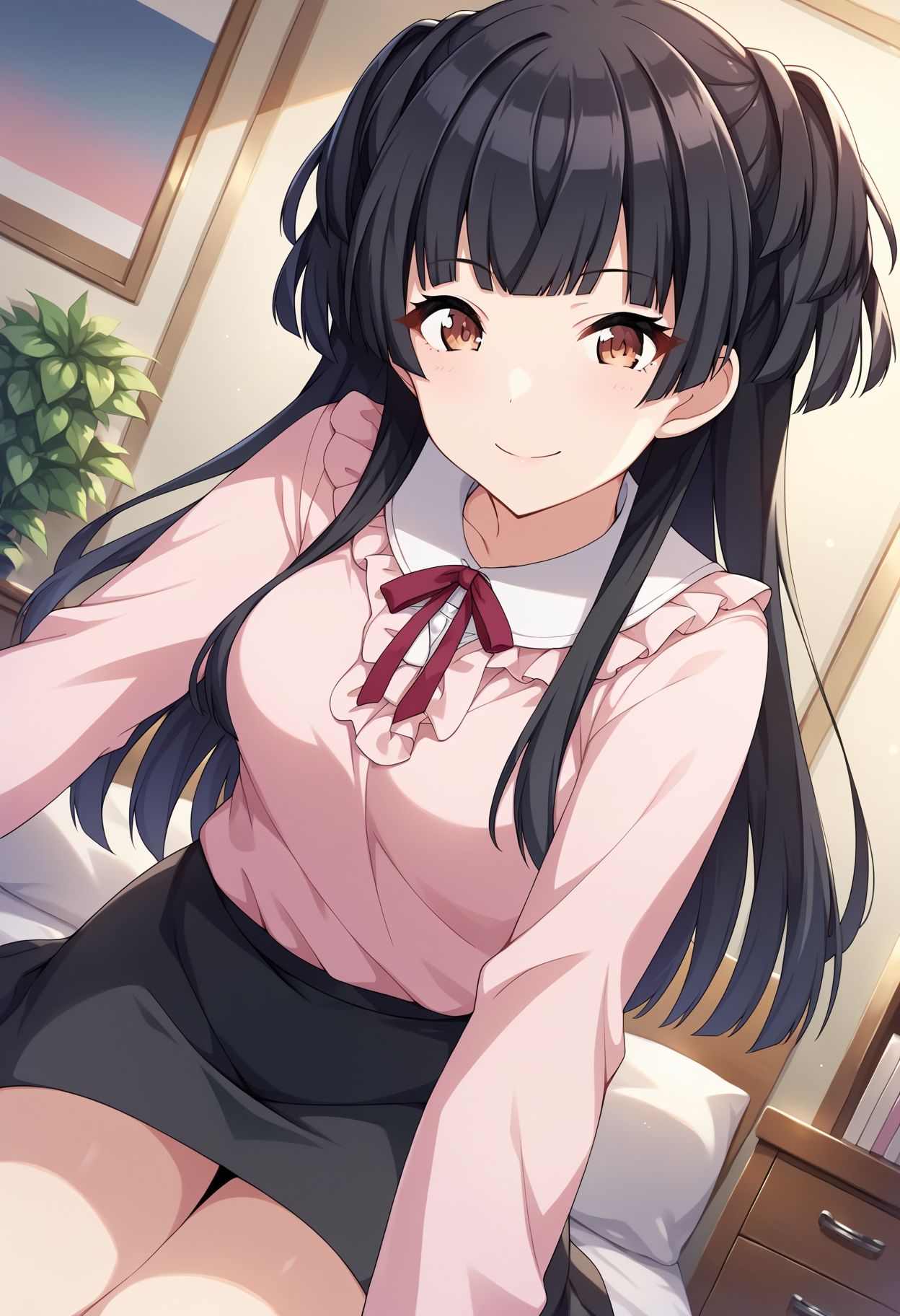 サンプル画像1:ふつうのエッチなCG集 黛冬◯子編(のらのぶた) [d_444052]