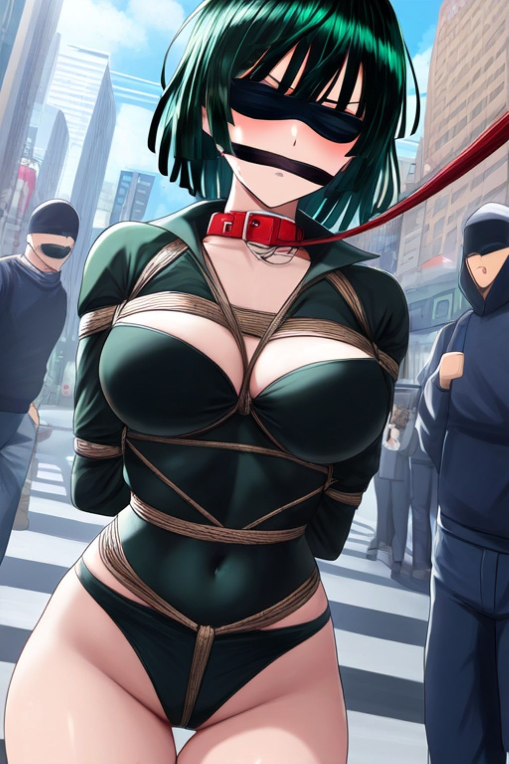 サンプル画像3:アニメキャラを露出引き回しするAIイラスト集〜大人女性編〜(Love and peace) [d_444075]