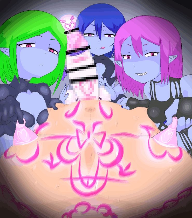 サンプル画像2:お尋ね者三淫魔に退魔師返り討ち敗北！恐るべき三点同時責めにザーメンタンク化マゾイキ本気絶頂！(夢の★世ドナ) [d_444093]