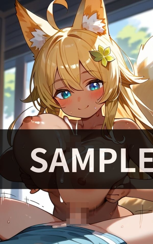 サンプル画像4:パイズリ上手の狐さん(楽園ヒーロー) [d_444101]