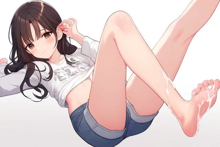 サンプル画像1:年下の女の子の足で踏まれて性処理されちゃう〜おにいさんなんか早くイっちゃえ〜(晴耕雨読) [d_444117]