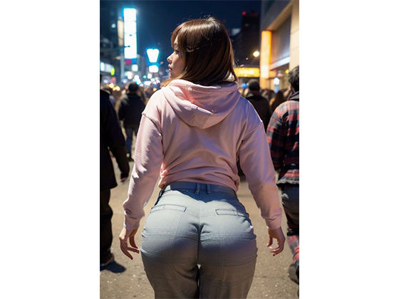 サンプル画像5:街撮り デカ尻 Ai画像 100人 VOL.3(オシリズム) [d_444168]