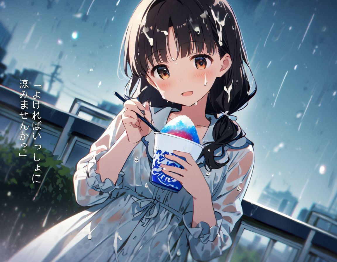 サンプル画像2:白〇液が降る街で3 【夏霞-ナツガスミ-】(白読宮廷人) [d_444180]