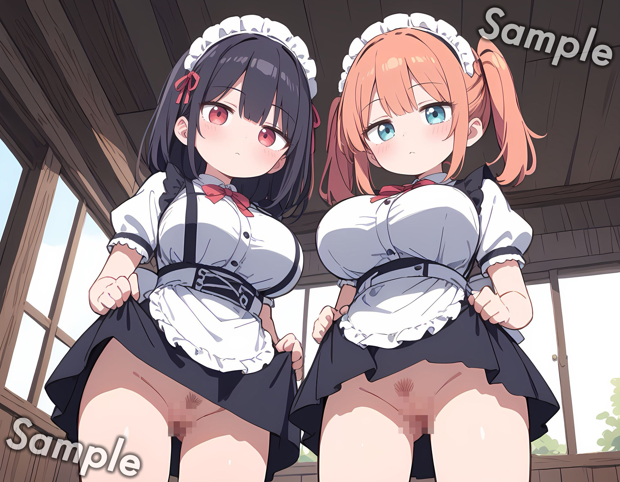 サンプル画像5:無感情なデカパイメイドの事務的お射精サポート Vol.2(にゅるにゅる書房) [d_444189]