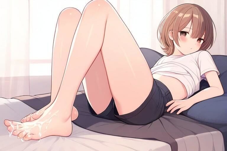 サンプル画像3:足コキでせーえきコキ捨てシたいんだ？〜出すのはいーよ、でもどうせならナカに出して〜(晴耕雨読) [d_444206]