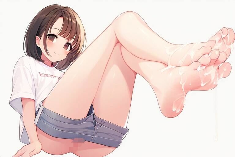 サンプル画像4:足コキでせーえきコキ捨てシたいんだ？〜出すのはいーよ、でもどうせならナカに出して〜(晴耕雨読) [d_444206]