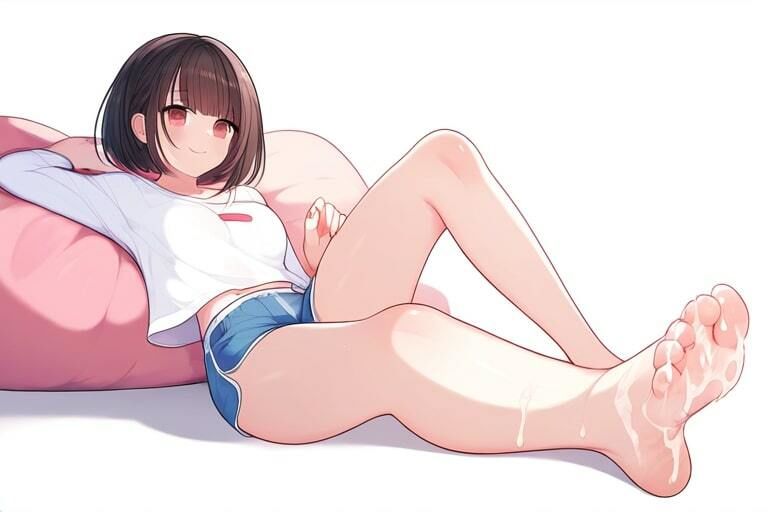 サンプル画像6:オトナのくせにおじさん気持ちわる〜い〜メス〇キに足コキさせたらクセになったらしい〜(晴耕雨読) [d_444210]