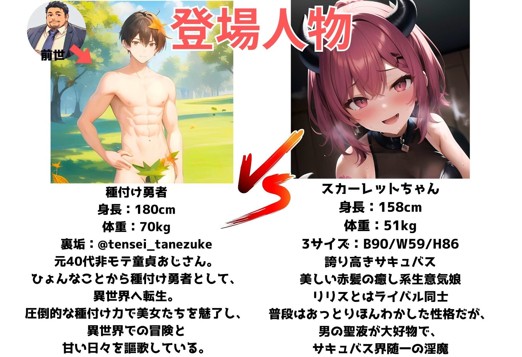 サンプル画像1:自信満々のサキュバスがチン棒に服従した件 -Part 1-(ピープル井上) [d_444222]