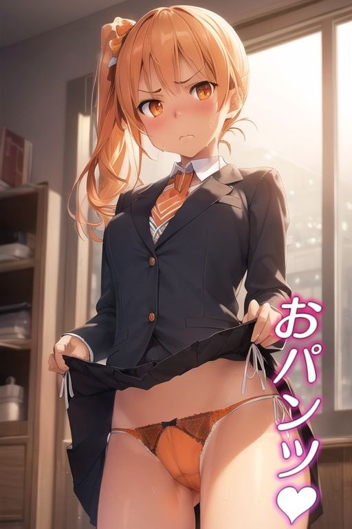 サンプル画像3:嫌な顔してパンツ見せてくる女の子 〜女教師編〜(AIパンツ部) [d_444285]