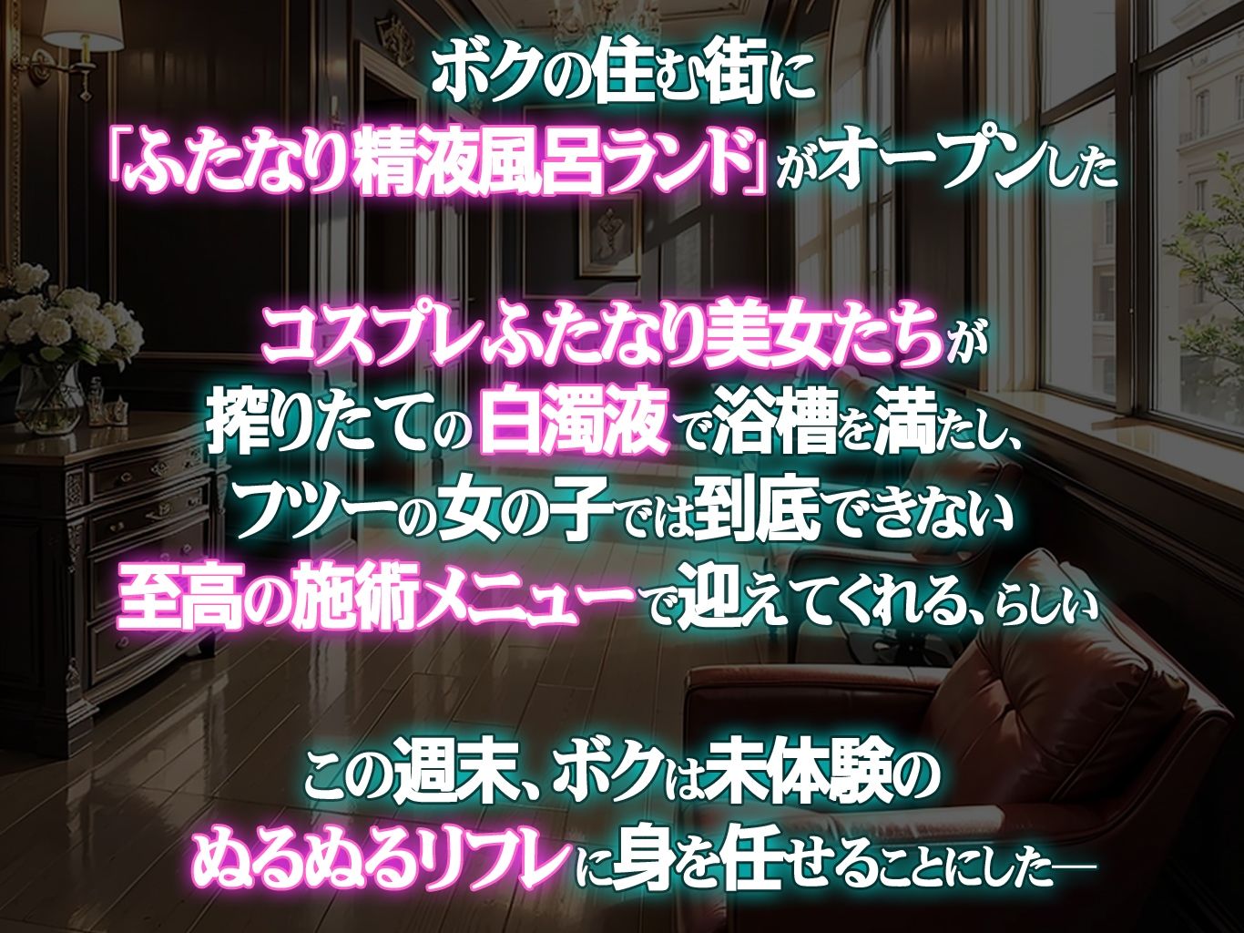 サンプル画像1:ふたなり精液風呂めぐり(オーラム ビジョン) [d_444289]