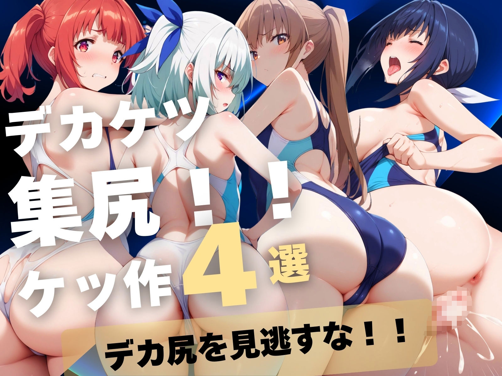 サンプル画像1:尻女！！！！！！！！ デカ尻を見逃すな！(AI破壊神) [d_444296]