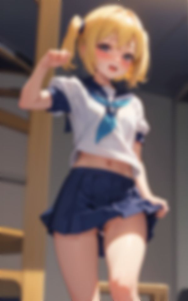 サンプル画像1:下から覗いちゃダメ！VOL.1(panpanyama＋2B) [d_444343]