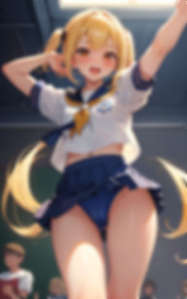 サンプル画像2:下から覗いちゃダメ！VOL.1(panpanyama＋2B) [d_444343]