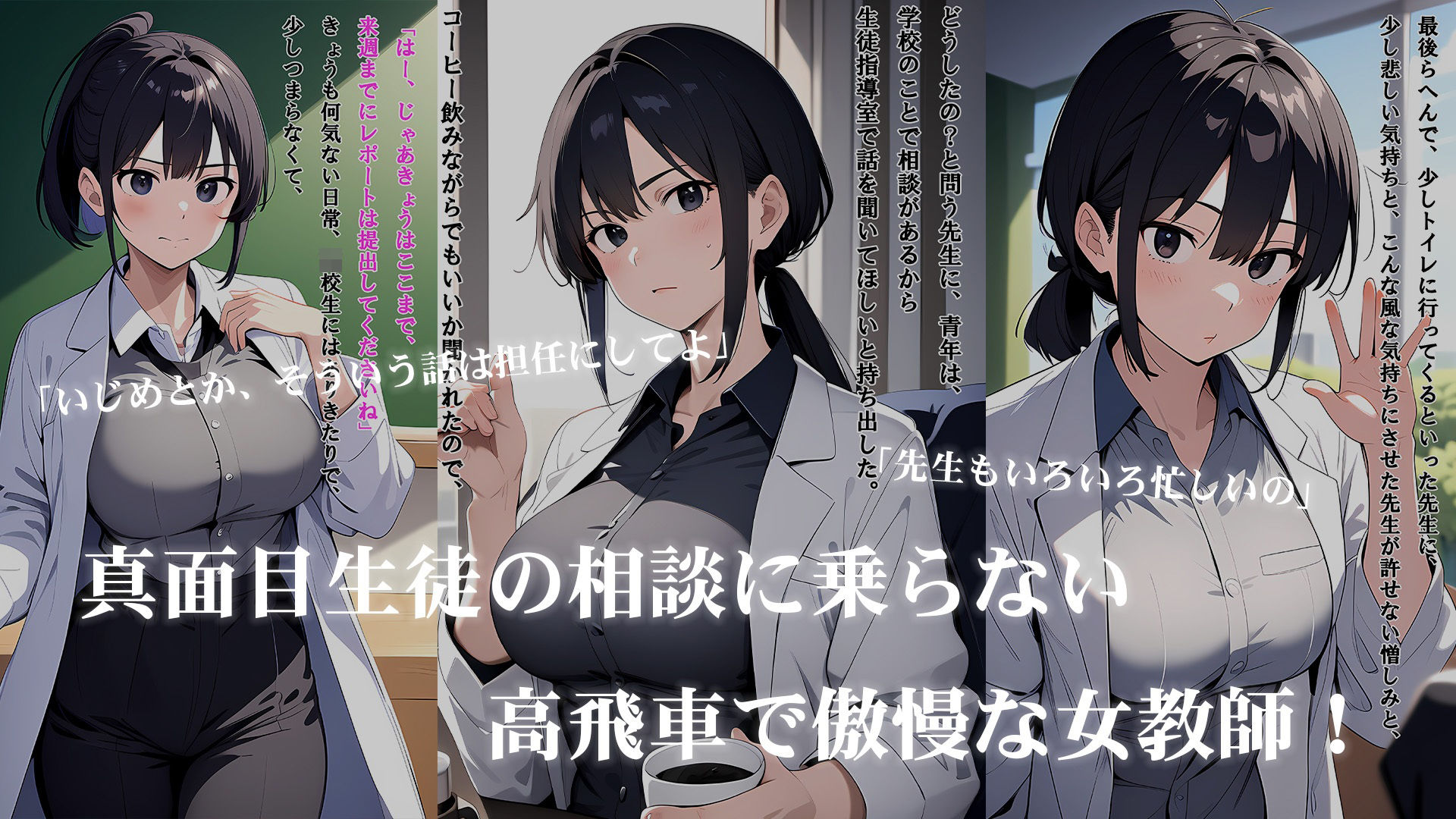 サンプル画像1:【ロリポお試し価格！！】高飛車女教師の完堕ち媚薬調教(ロリポップス) [d_444389]