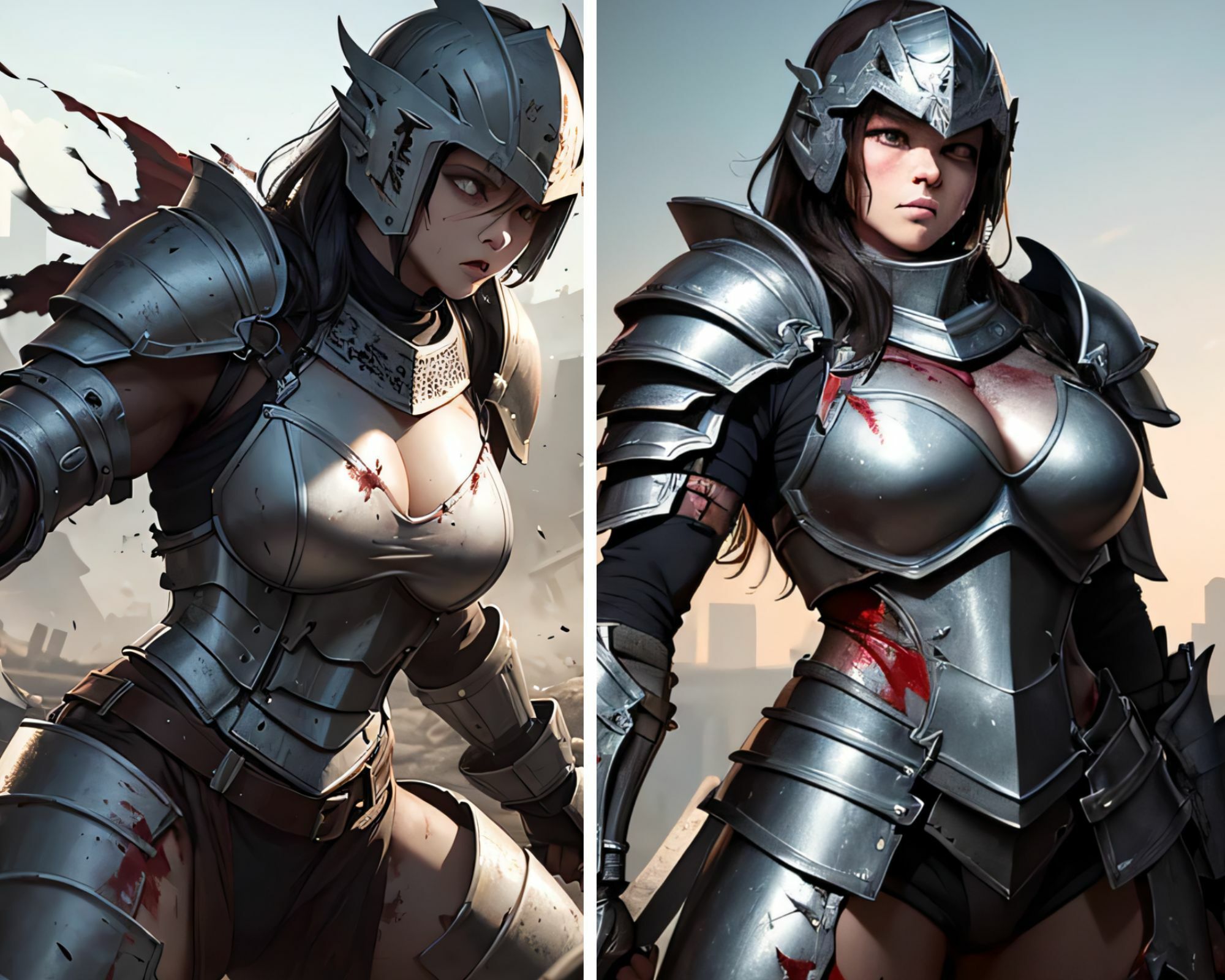 サンプル画像1:女戦士 写真集 188枚(KOC) [d_444403]