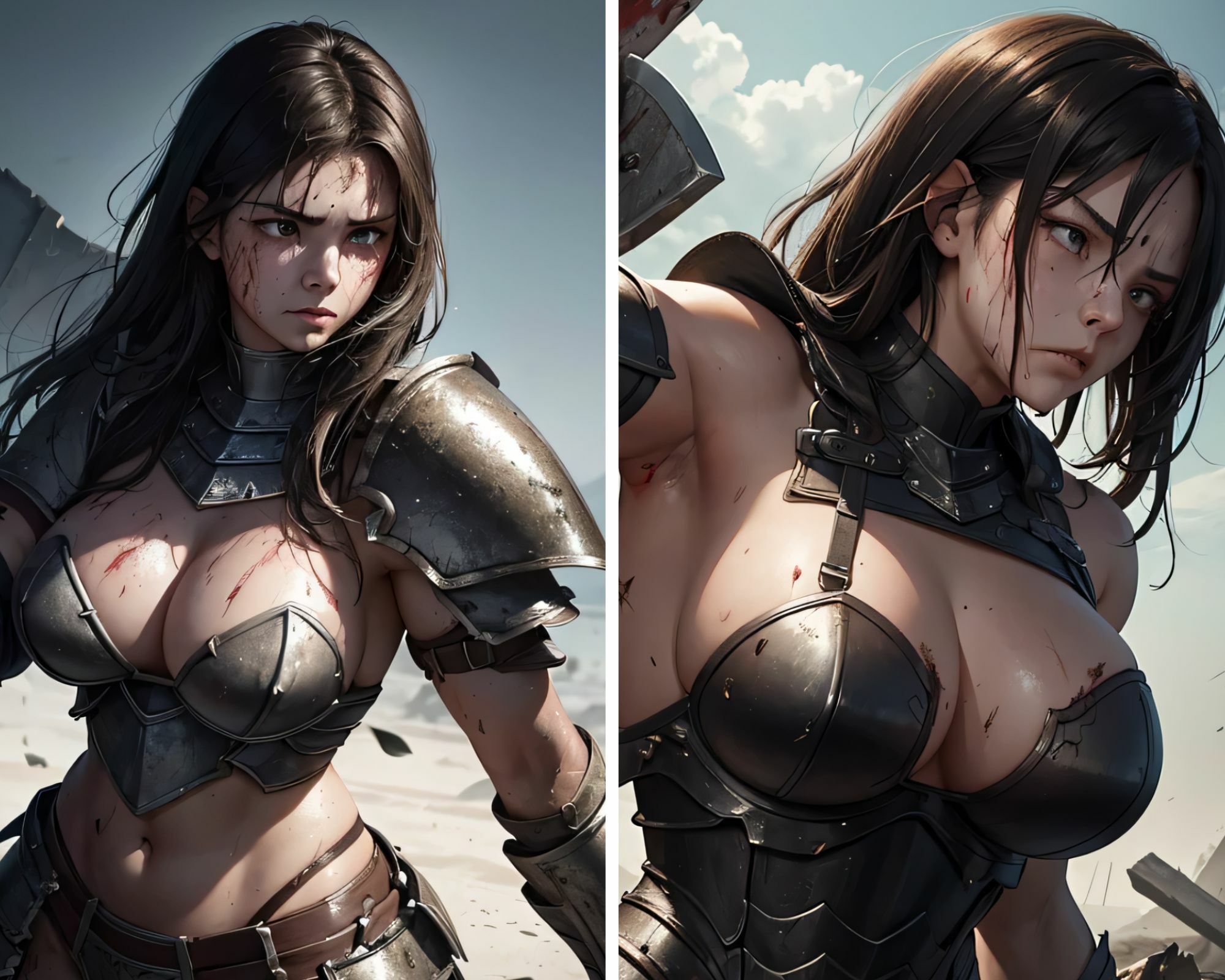 サンプル画像2:女戦士 写真集 188枚(KOC) [d_444403]