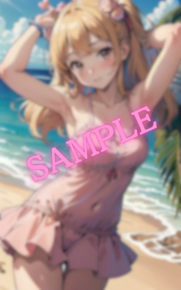 サンプル画像6:スカートの中がチラリ…？大好きな彼女とのビーチデート(エロエロ天国) [d_444435]