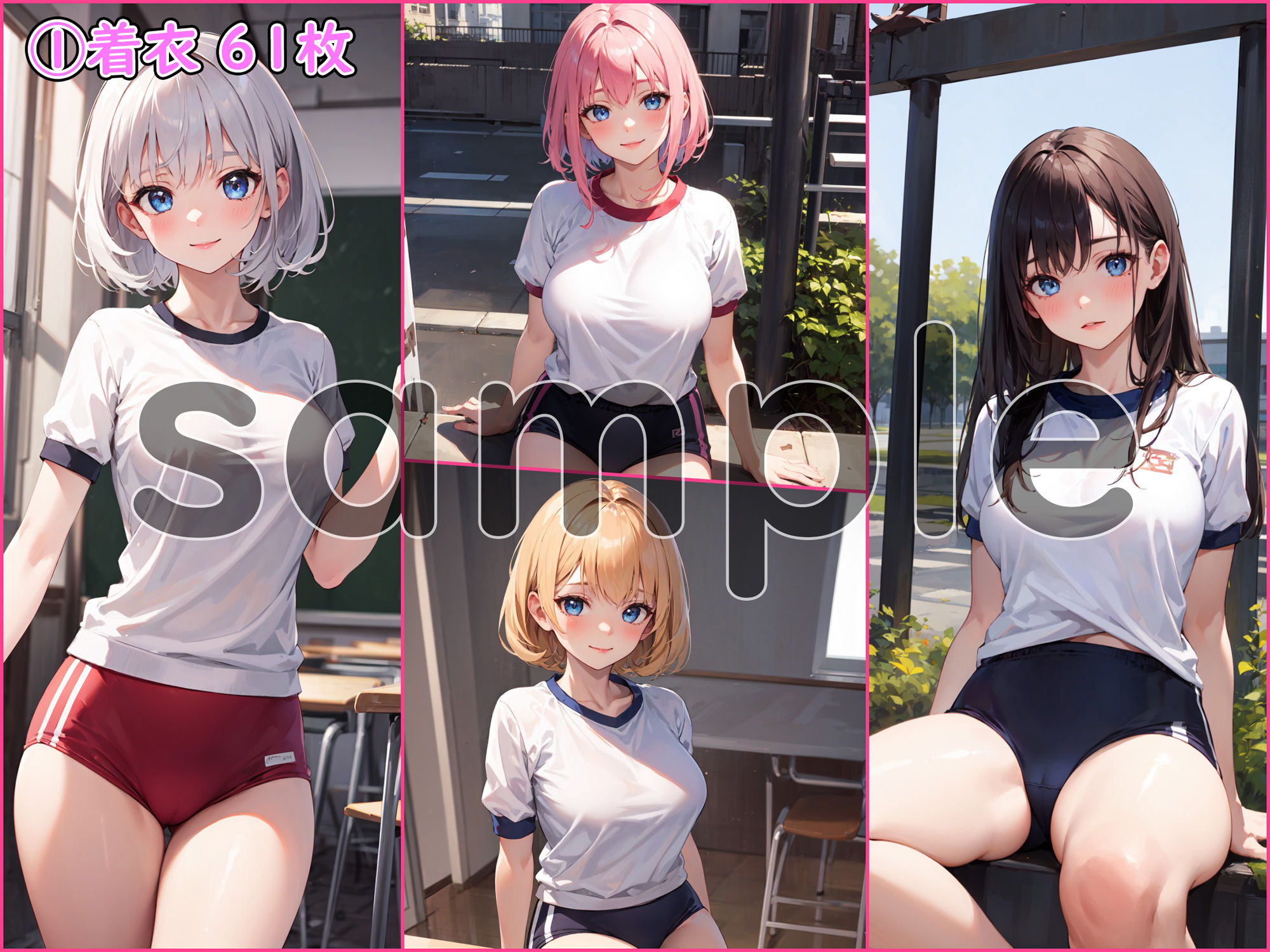 サンプル画像2:美少女画報 Vol.3 ≪ 体操服少女 ≫【250枚】(美少女画報) [d_444483]