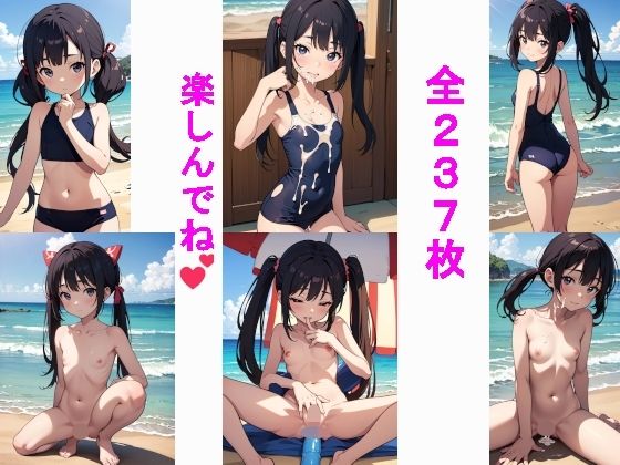 サンプル画像4:ツインテJ〇ちゃんたちの秘密ver.4水着編(じぇいまる) [d_444528]