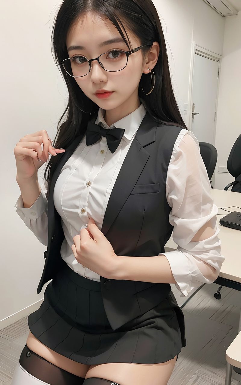 サンプル画像3:【AI写真集】働くOL写真集(AIde作成坊) [d_444544]