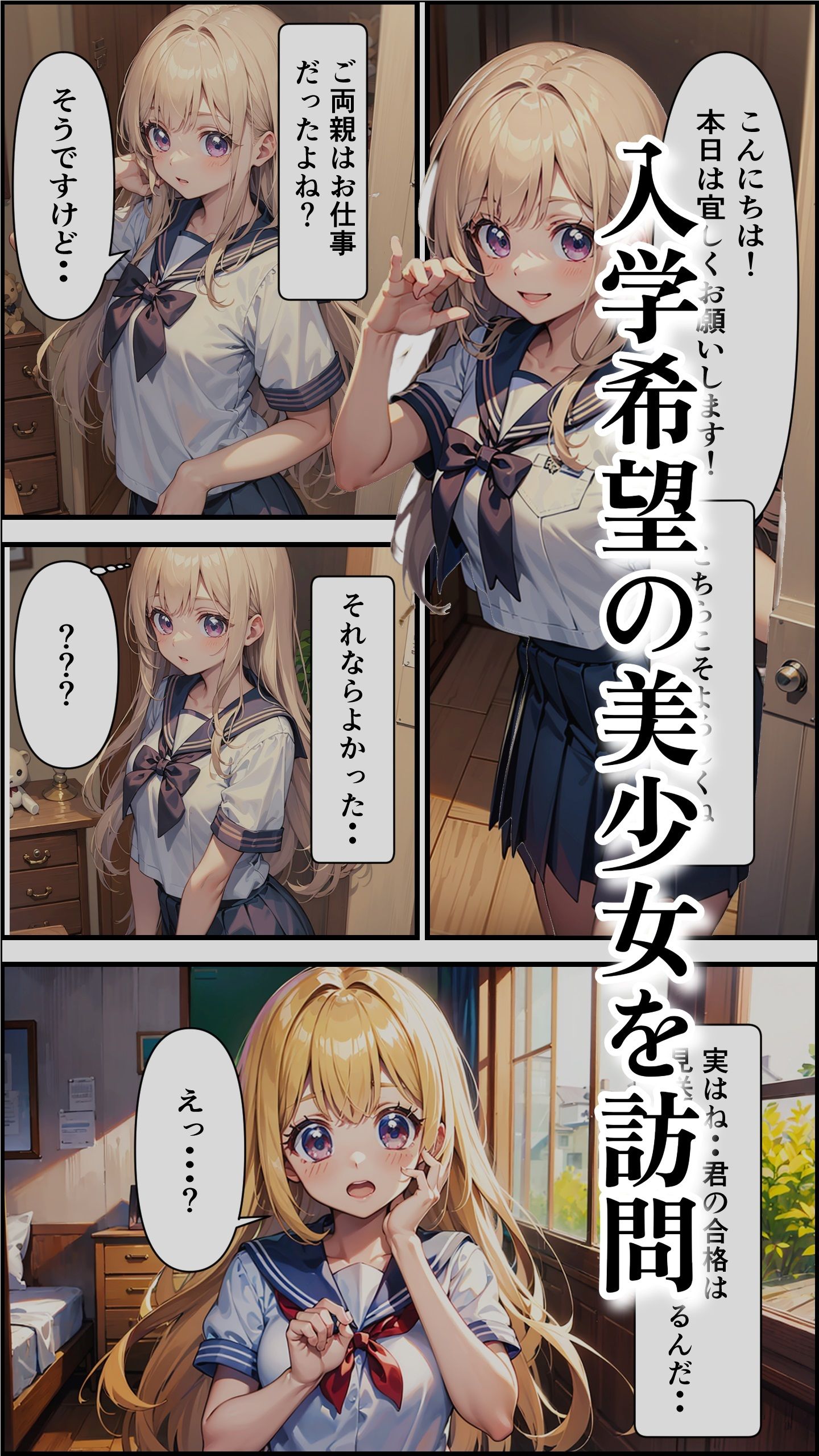 サンプル画像1:不合格美少女 おとなの救済措置！？(Pretty Sushi Girls) [d_444665]