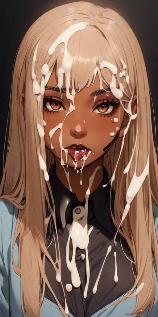 サンプル画像5:【174枚】派手なメイクの制服ギャルにおしおきぶっかけ(紺色ドリーム) [d_444666]