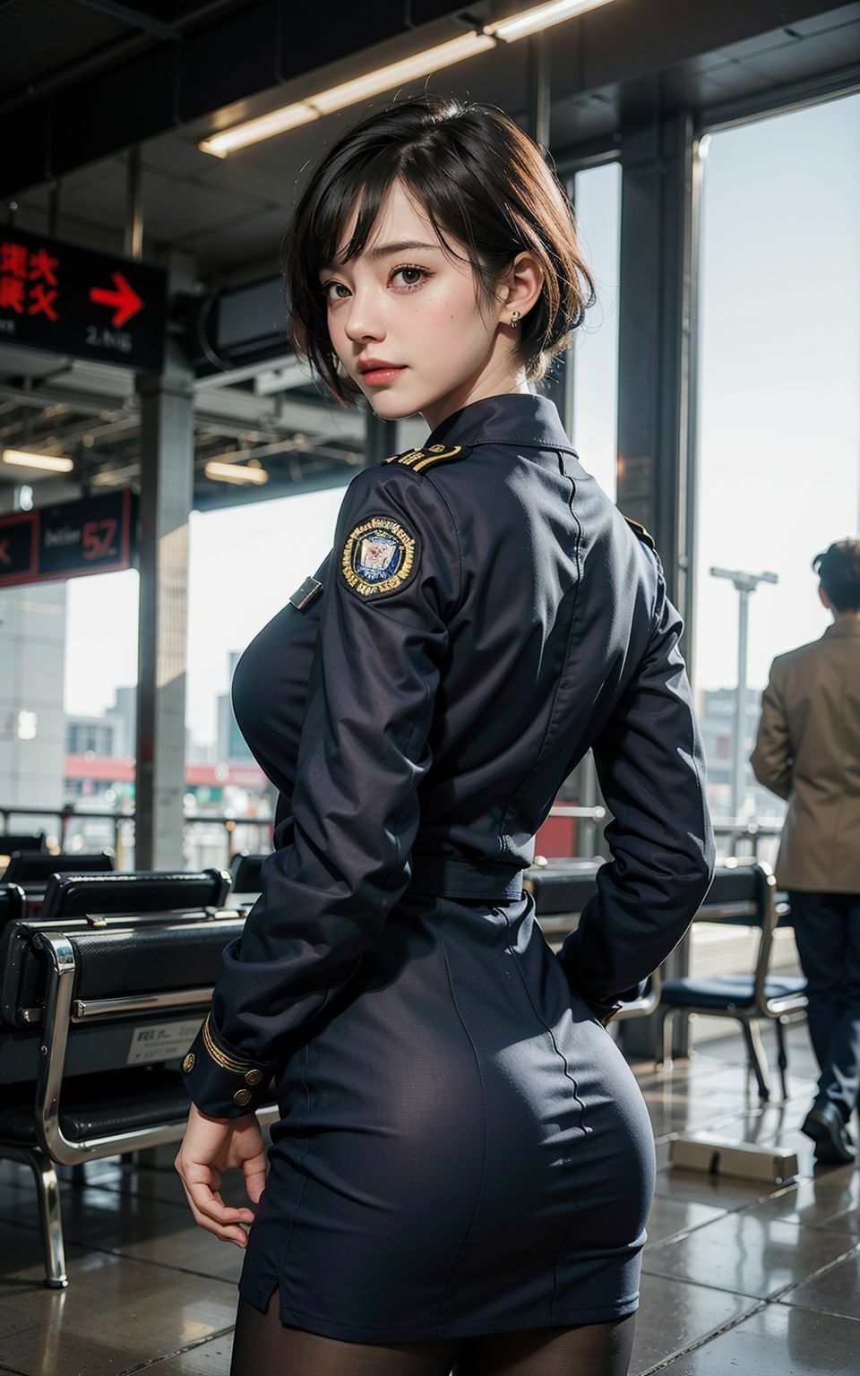 サンプル画像4:働く女子 CAさん（1）(FAI文庫) [d_444687]