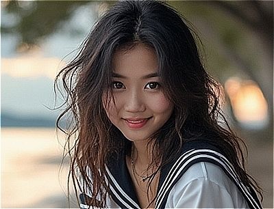 サンプル画像1:国際学部 大学4年 夏(美女専門) [d_444706]