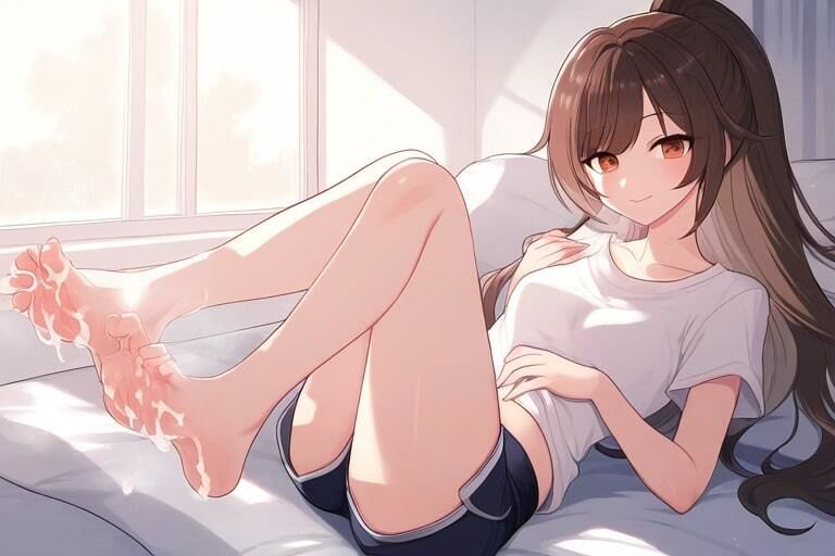 サンプル画像3:おにーさん今日はなにして遊びますか 〜姪っ子を世話するはずが逆に足コキで遊ばれるなんて…〜(晴耕雨読) [d_444755]