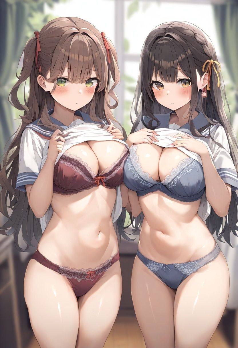 サンプル画像2:たくし上げて下着を見せてくれる女の子たち Vol.1(アトリエみなめ) [d_444803]