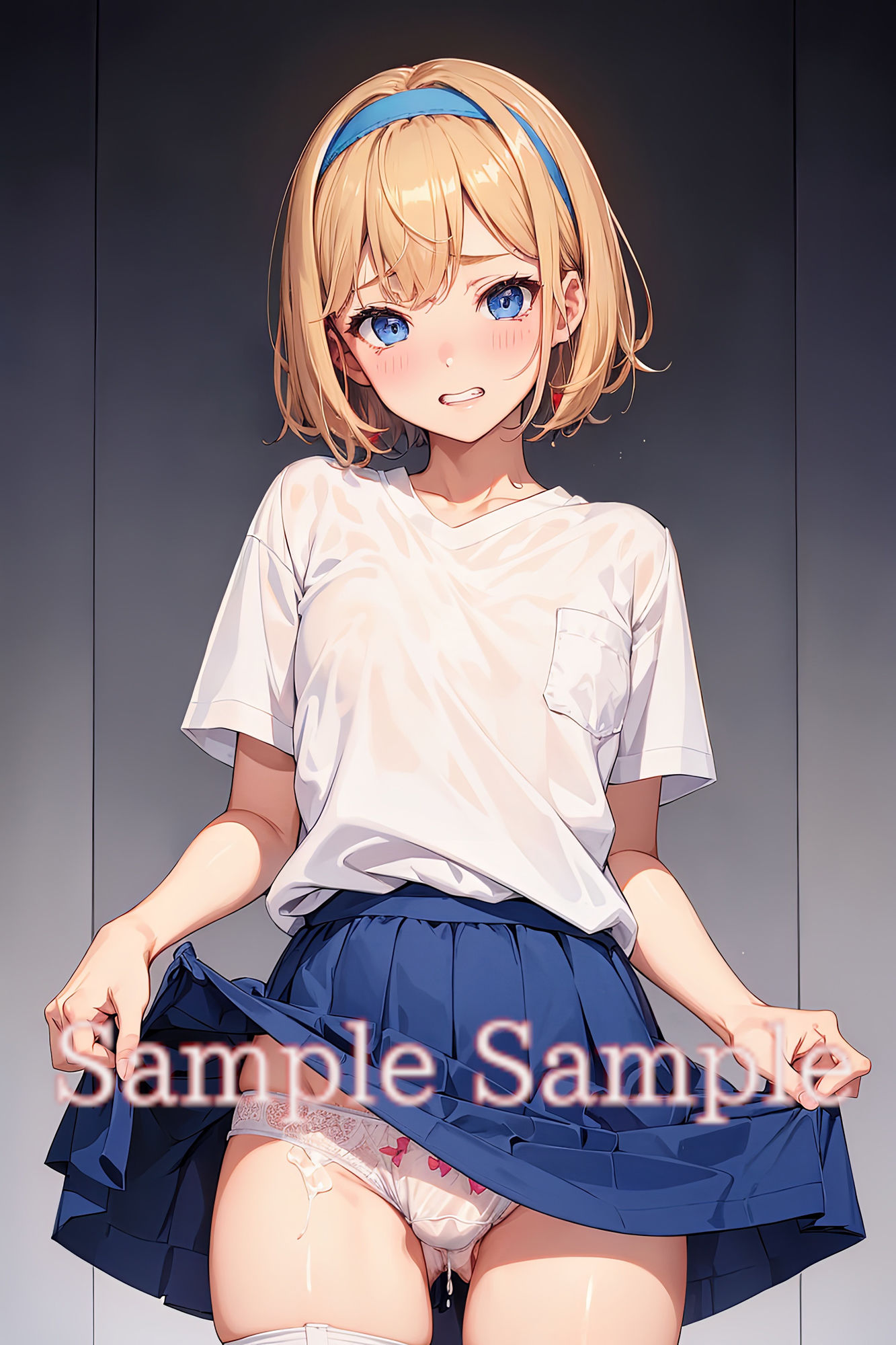 サンプル画像1:ふたなり少女もっこりパンツ内射精(味噌ごぼう) [d_444806]