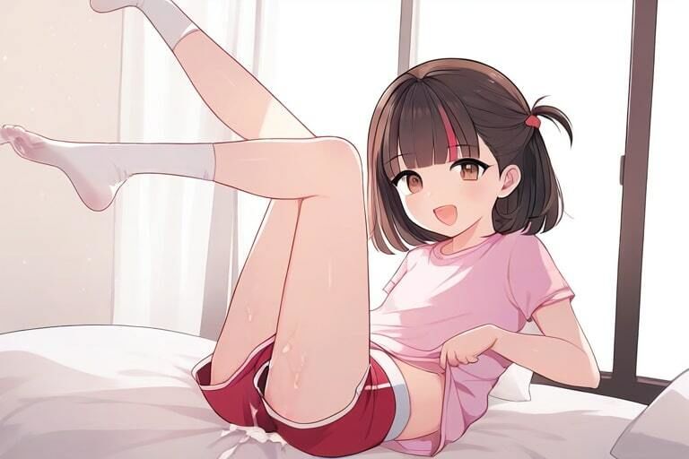 サンプル画像6:運動部の女の子のほどよく日焼けした素足で踏んでもらう〜おじさんわたしなんかで興奮するんですか？〜(晴耕雨読) [d_444847]