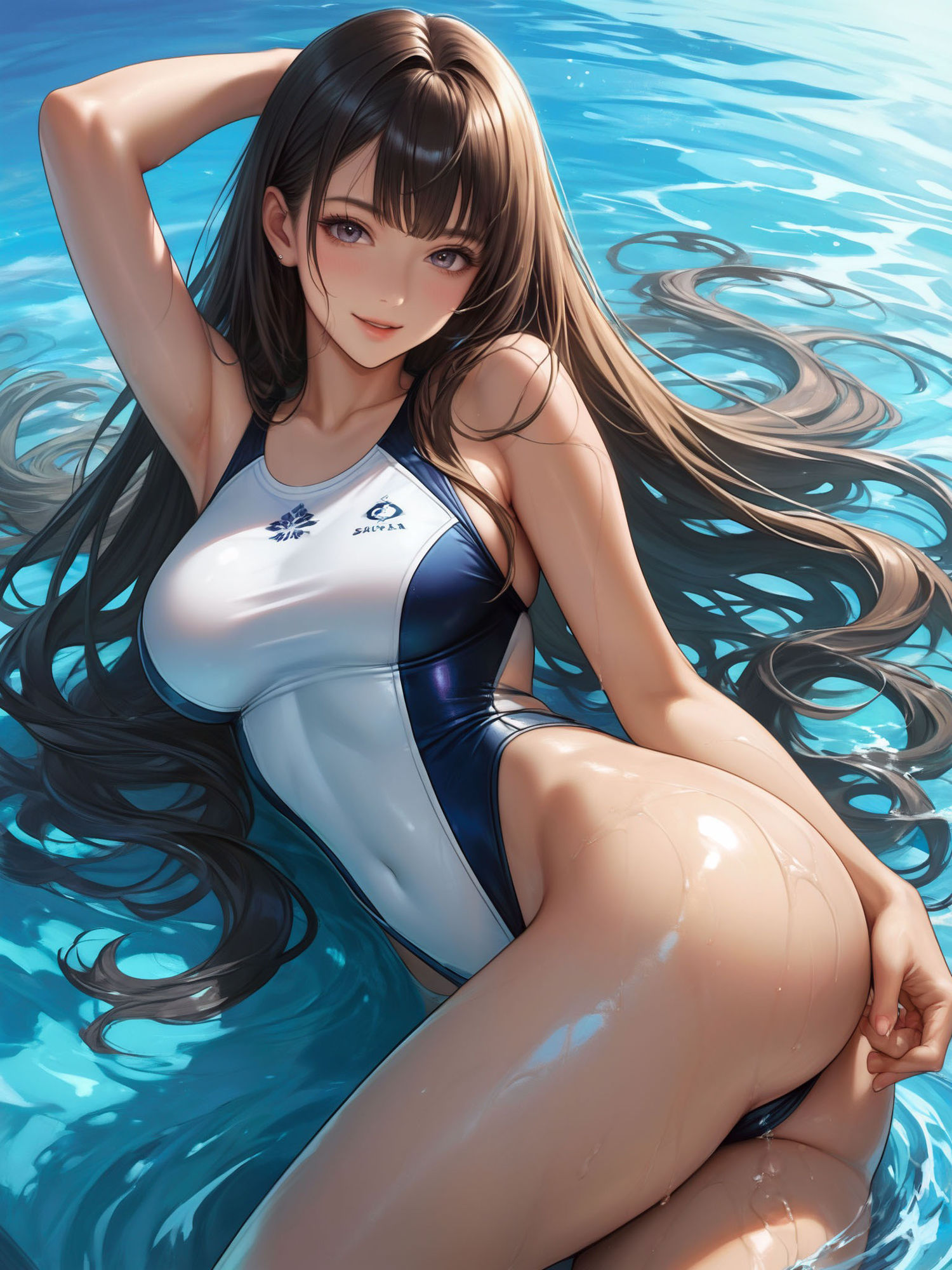 サンプル画像5:愛・依美 十一 競泳水着撮影(愛・依美) [d_444881]