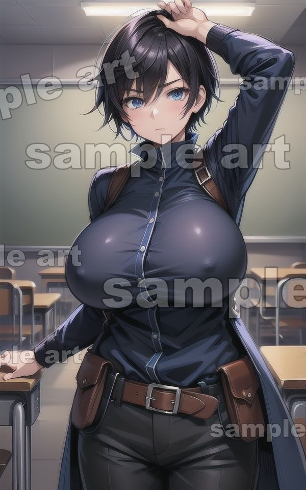 サンプル画像4:教師は某国のスパイ特集！Gカップの隠しきれない先生がドSの授業を始める(高級美女クラブ) [d_444920]