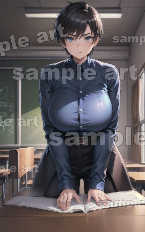 サンプル画像5:教師は某国のスパイ特集！Gカップの隠しきれない先生がドSの授業を始める(高級美女クラブ) [d_444920]