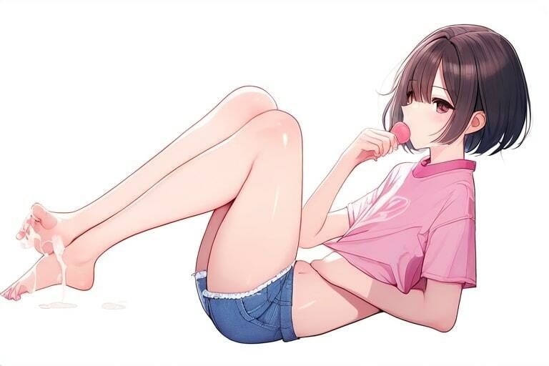 サンプル画像1:下校中に拾ったポニテ女子に日が昇るまで足コキしてもらう〜今日学校サボっちゃおっかなー。なので…もう一戦しましょ？〜(晴耕雨読) [d_444938]