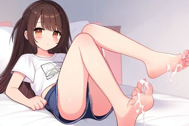 サンプル画像3:下校中に拾ったポニテ女子に日が昇るまで足コキしてもらう〜今日学校サボっちゃおっかなー。なので…もう一戦しましょ？〜(晴耕雨読) [d_444938]