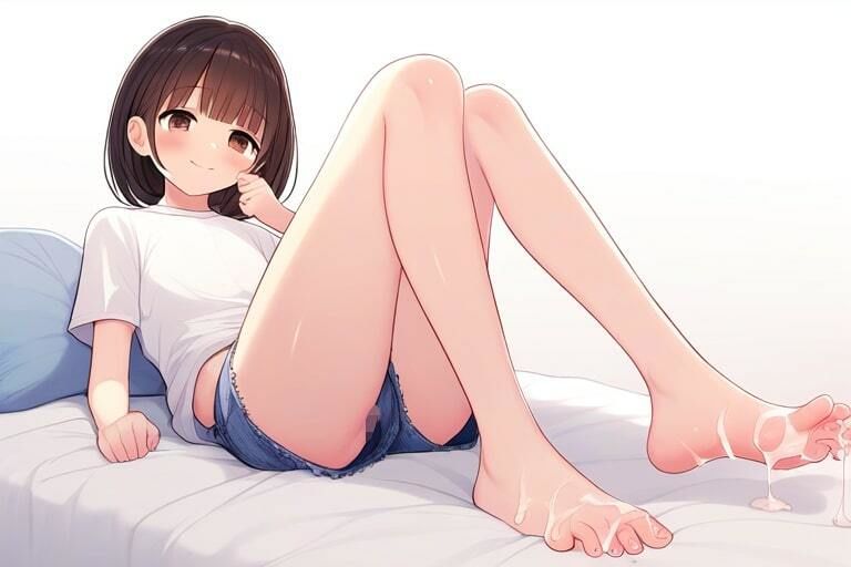 サンプル画像4:下校中に拾ったポニテ女子に日が昇るまで足コキしてもらう〜今日学校サボっちゃおっかなー。なので…もう一戦しましょ？〜(晴耕雨読) [d_444938]