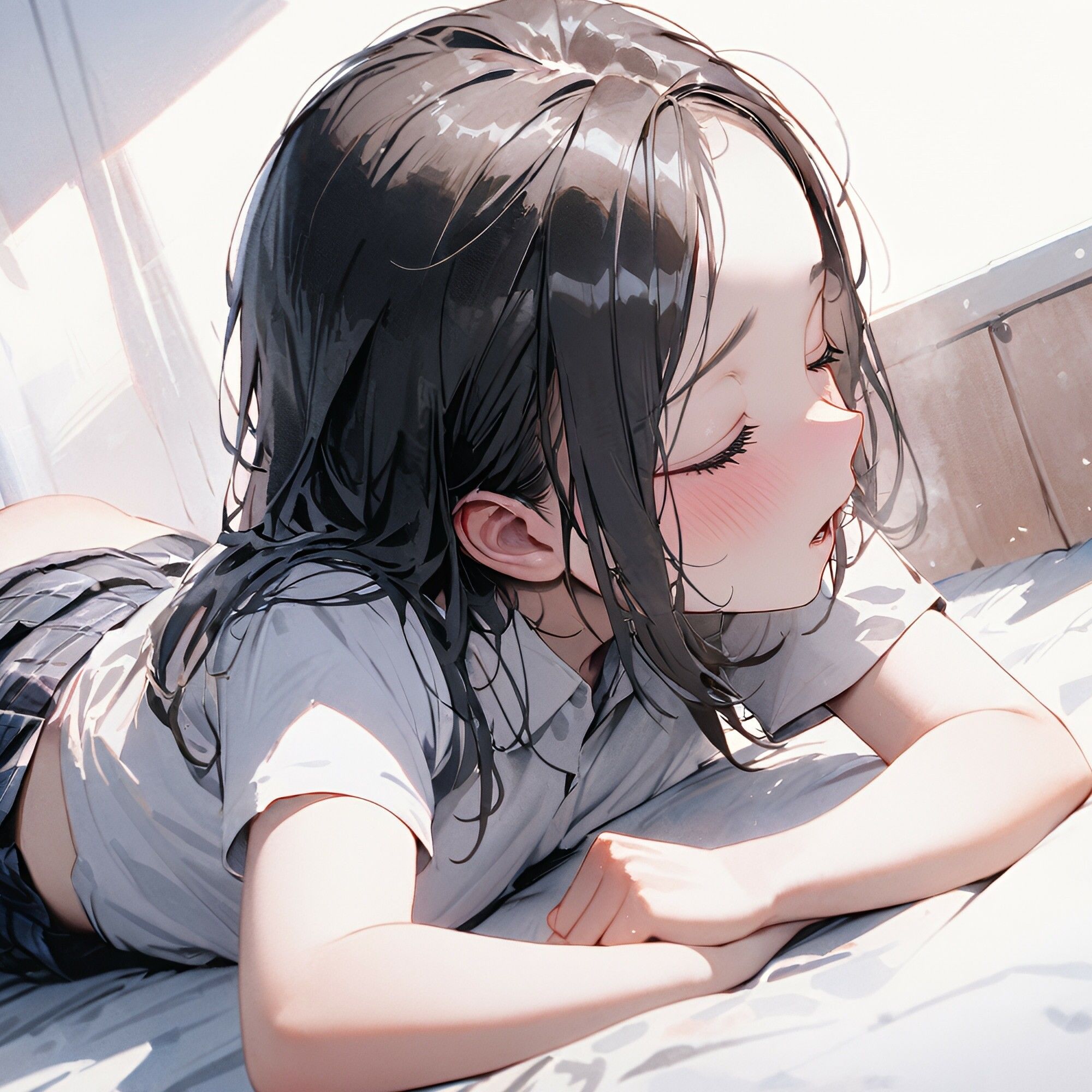 眠る少女（制服編）2のサンプル画像 6