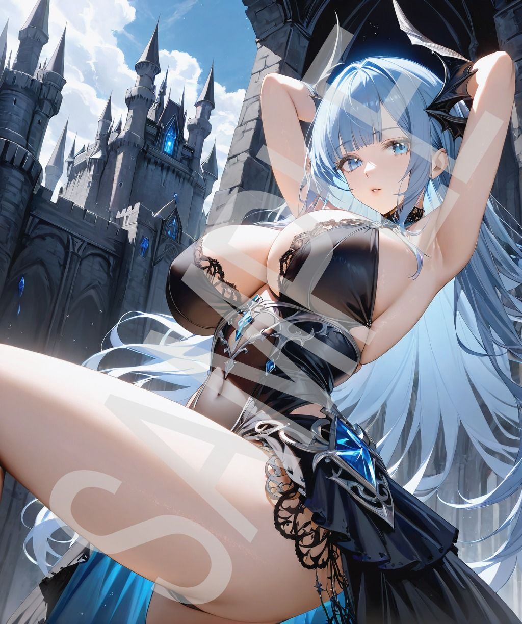 ダークファンタジー系 AI美女イラスト集 100枚の画像9